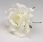Petite rose de Cadix. 10cm. Blanc 3.802€ #50419165BCO